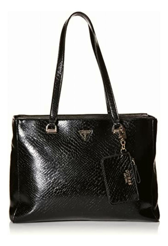 Guess Bolsa, Moon Light Elite Tote Mujer, Negro (black), Os