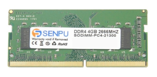 Memoria Ram Para Laptop Ddr4 4gb 2666mhz Pc4-21300