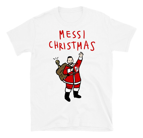 Remera Modal Messi Navidad River Plate