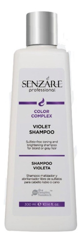  Senzare Shampoo Violet 300ml  Matizador Sin Sulfatos