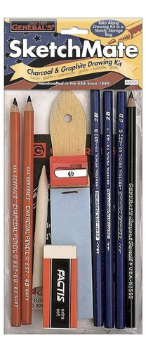 General Pencil Company Sketchmate Kit De Dibujo De Grafito Y
