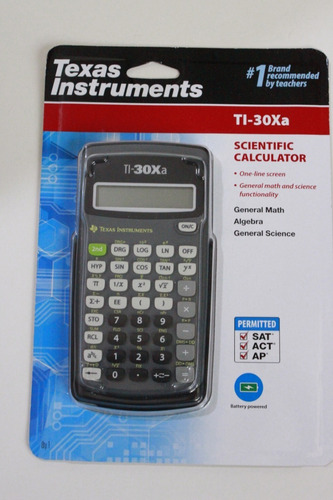 Calculadora Cientifica Instruments Ti-30xa En Su Blister