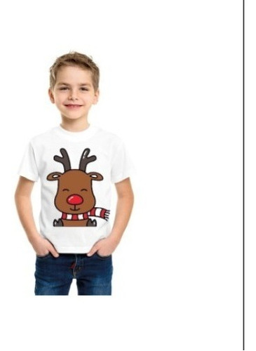 Playera Personalizada Para Niño, Feliz Navidad