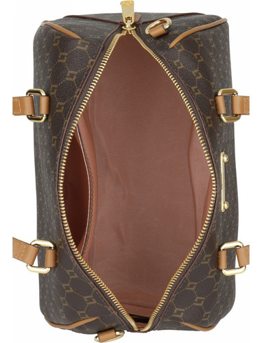 Bolsa Feminina Luz Da Lua Mc-1067 Monograma Cor Mocca/cohiba