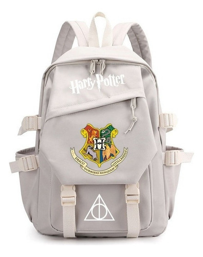 Mochila Escolar Con Estampado De Harry Potter Color Turquesa