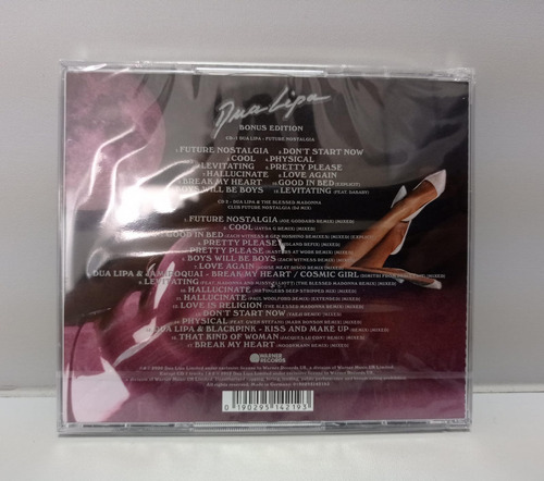 Dua Lipa Future Nostalgia + Club Future Nostalgia 2- Cds