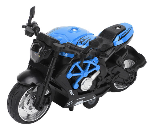 Modelo De Aleación De Motocicleta Pull Back, De Alta Simulac