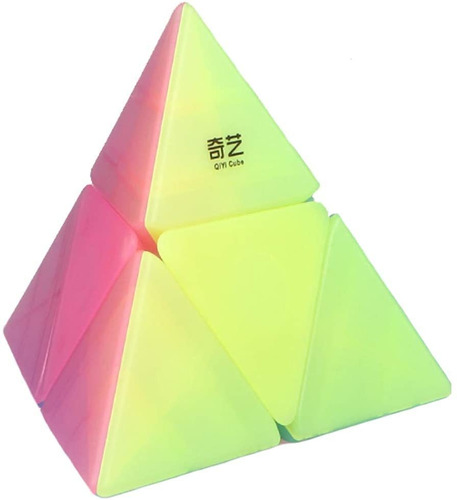 Qiyi Jelly Pyramid Speed Cube X Triángulo Transparent...