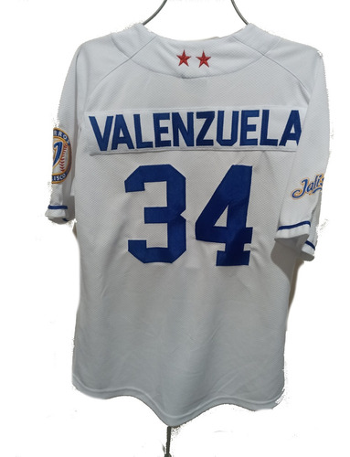 Jersey Beisbol Charros Jalisco Valenzuela Homenaje #34 Xs