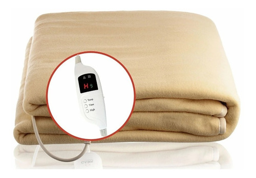 Calienta Cama 1 Plaza Gama Digital 100% Polyester Lavable