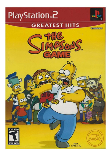 The Simpsons Game Greatest Hits Ed.- Ps2 Físico - Sniper