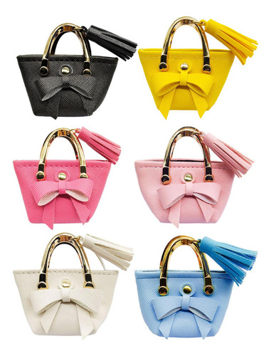 4 Mini Bolso De Mano En Miniatura, Accesorios De Muñeca