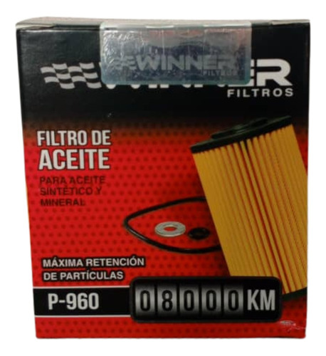 Filtro Aceite Winner P-960 Mazda 3, 5, 6 4l 2.3 L