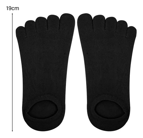 Calcetín Náutico De Cinco Dedos Para Mujer, Invisible, Fino