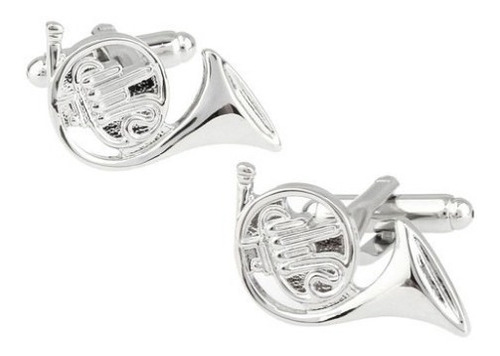 Colleras Tuba Trombón Música Gemelos Para Camisa, Traje