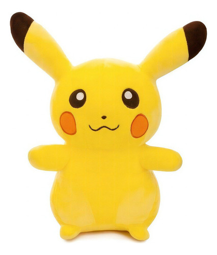 Pelúcia Gigante Pikachu Boneco Pokémon 60cm Cor Amarelo