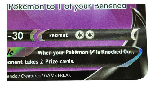 Pokemon Tcg Mewtwo V Pokemon Go 030/078 Ingles Original 2022 Mewtwo V 030/078 Pokemon Go 2022 Inglés (Usado)