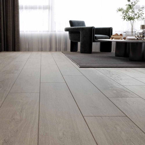 Piso Vinílico Spc Sakai Beige C/bisel 180x1220 Mm