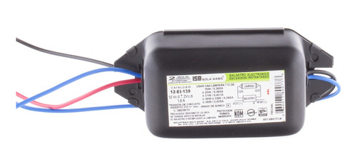 Balastra Elect.12v 15w-40w Compacta  12-ei-139