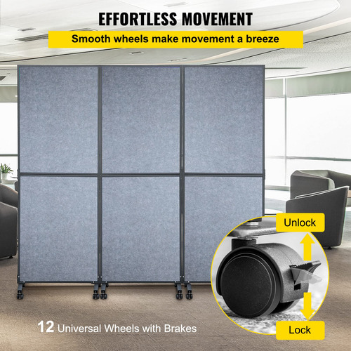 Biombo Separador 3 Paneles Divisor Portátil De Habitación