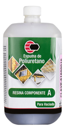 Resina Expansiva De Vaciado Componente A-b 4kg (espuma) Azul Oscuro