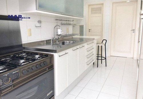 Imagem 15 de 18 de Apartamento À Venda No Guarujá, Na Praia De Pitangueiras, 160 Metros De Área Útil, Sacada, 02 Vagas De Garagem E Lazer. - Ap11175