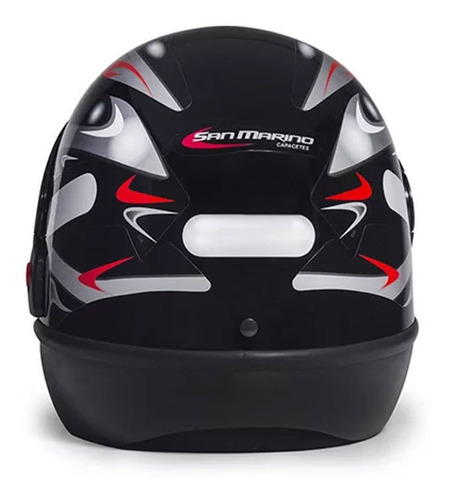 Imagem 5 de 6 de Capacete Taurus San Marino Preto