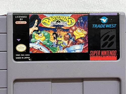Battletoads Battlemaniacs Original Snes Super Nintendo 828