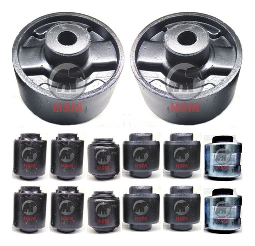 Kit Bujes  Suspension Trasera Lancer 81mm 14pz 2007