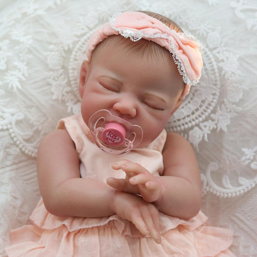 Bebes Reborn Silicona August Awake Realista Juguetes Niñas