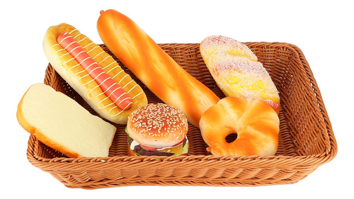Cesta De Alimentos, Rectangular, De Sobremesa, Para Alimento