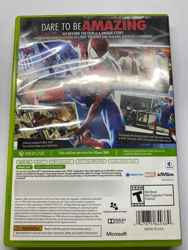 The Amazing Spider-man 2 Xbox 360 (Usado)