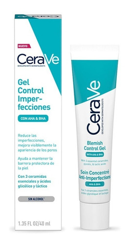 Gel Control Imperfecciones Cerave Anti-imperfecciones Día/noche Para Piel Acneica De 40ml