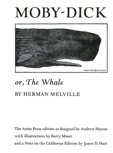 Book : Moby Dick Or, The Whale - Melville, Herman