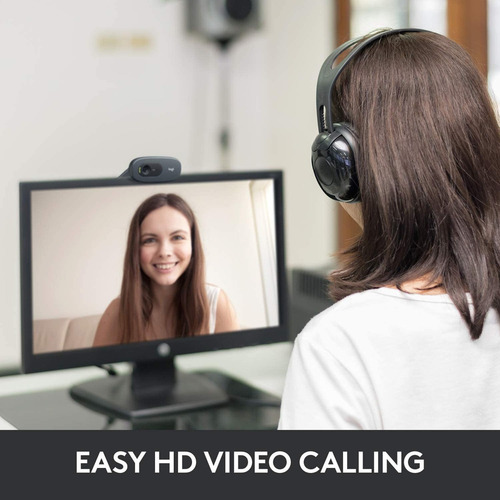 Cámara Web Logitech Hd Webcam C270 · Video Hd 720p 1280x720