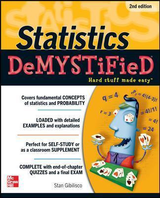 Libro Statistics Demystified - Stan Gibilisco
