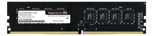Memoria Ram P/ Pc De Escritorio Teamgroup 8gb Ddr4 2666 Mhz