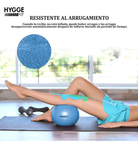 Imagen 5 de 10 de Pelota Esferodinamia 25cm Fitness Pilates Yoga Gym Funcional