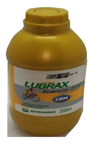 Aceite Lubrax Moto 2t 30 Tc Semi-sintetico Essencial 200cc