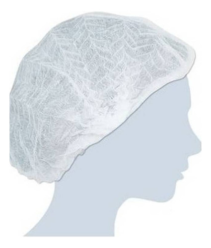 Cofia Gorro Desechable Plisado Paquete Con 100 Piezas