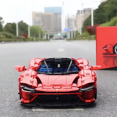 Bloco De Montar Ferrari Daytona Sp3 3778 Peças Lepin