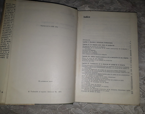 Tecnología De Construccion De Maquinaria- Balakshin (Usado)