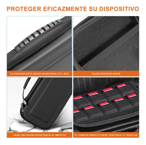Estuche Kit 27 En 1 Accesorios Nintendo Switch Oled Transpar