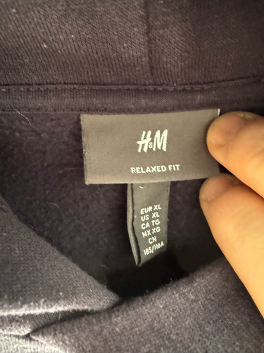 Buzo Hombre H & M Talle Xl Oversice (Usado)