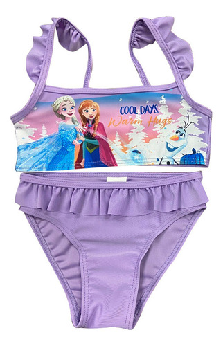 Malla Infantil Bikini 2 Piezas Frozen Varios Talles Oficial