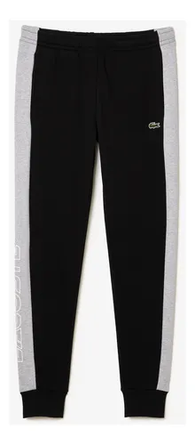 Calça Moletom Lacoste Jogger Com Lateral Em Colorblock