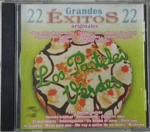 Cd Los Pasteles Verdes + 22 Grandes Exitos Originales