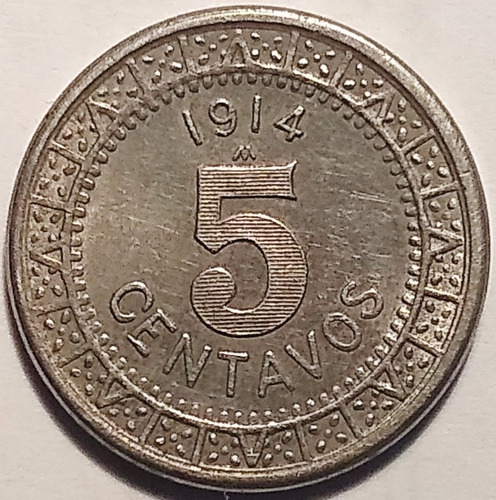 5 Cent. 1914 M   Excelente Condición