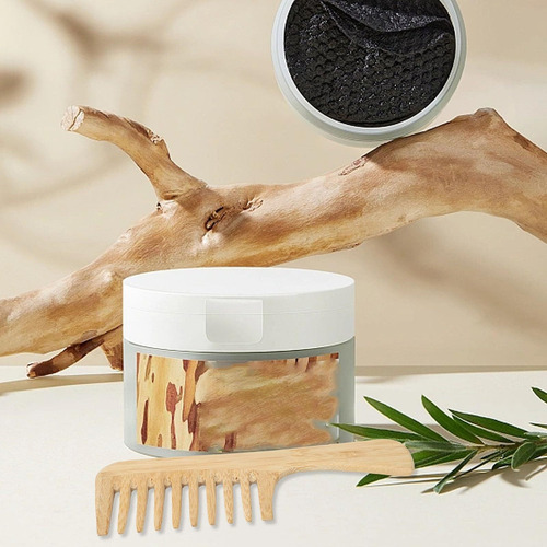Peine De Dientes Anchos, Cepillo De Pelo Madera Para Hombre