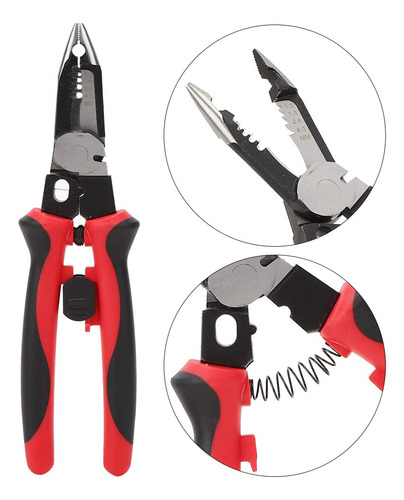 Herramienta Pelacables 6 En 1 Pinza Pelacables Alicates De